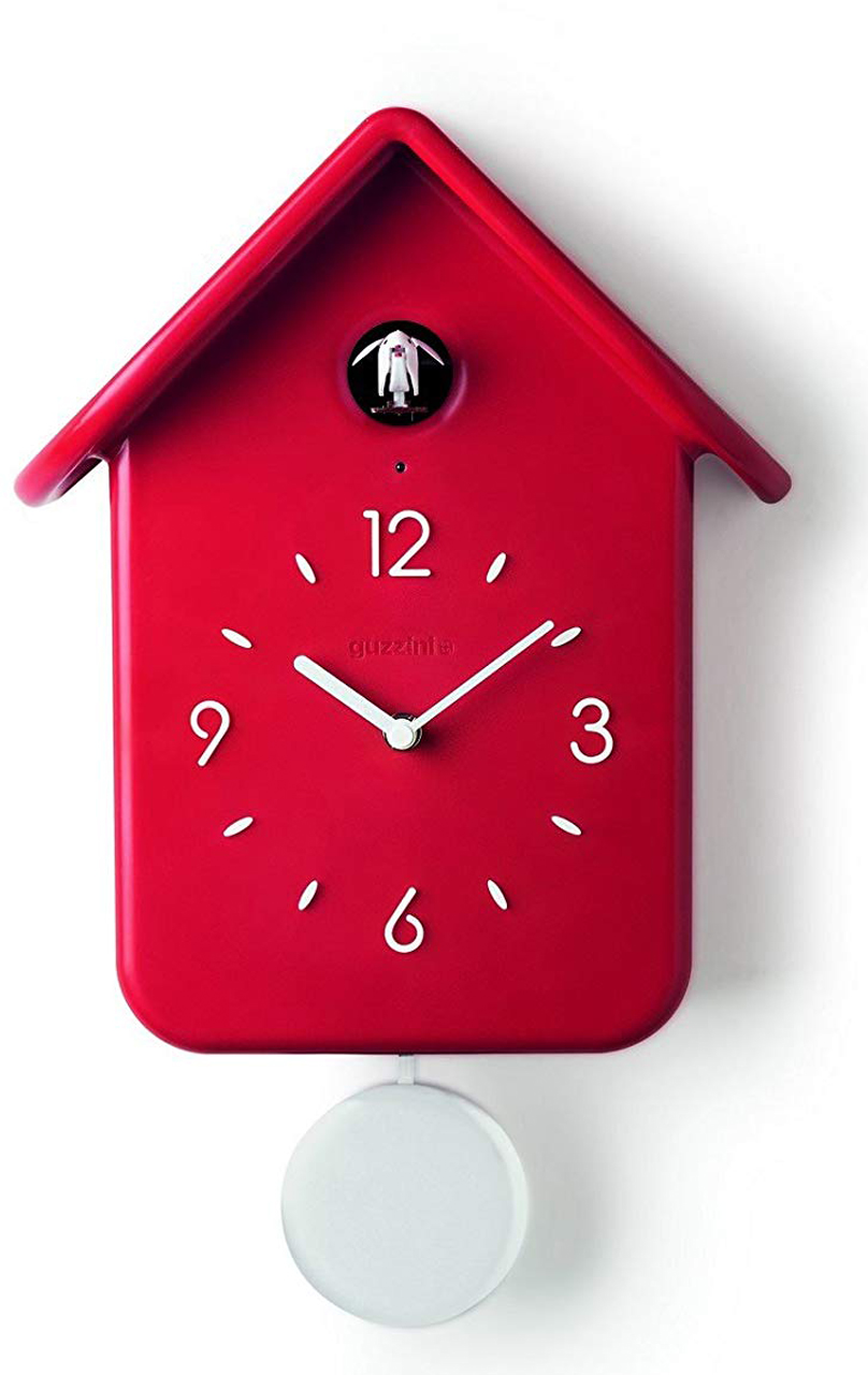 Orologio a Cucu con pendolo QQ Rosso Karmaregalo