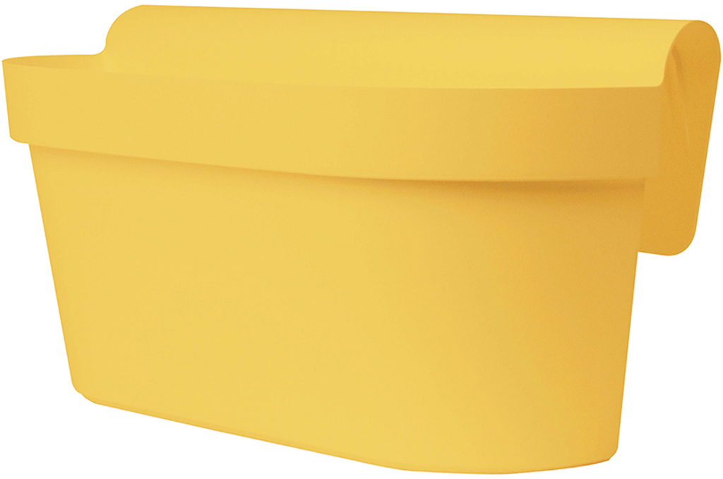 Euro3plast Pflanzkasten Up 3059.G9 – Taupe Blumenkübel 50 Cm, Frostfest Bis -20°C