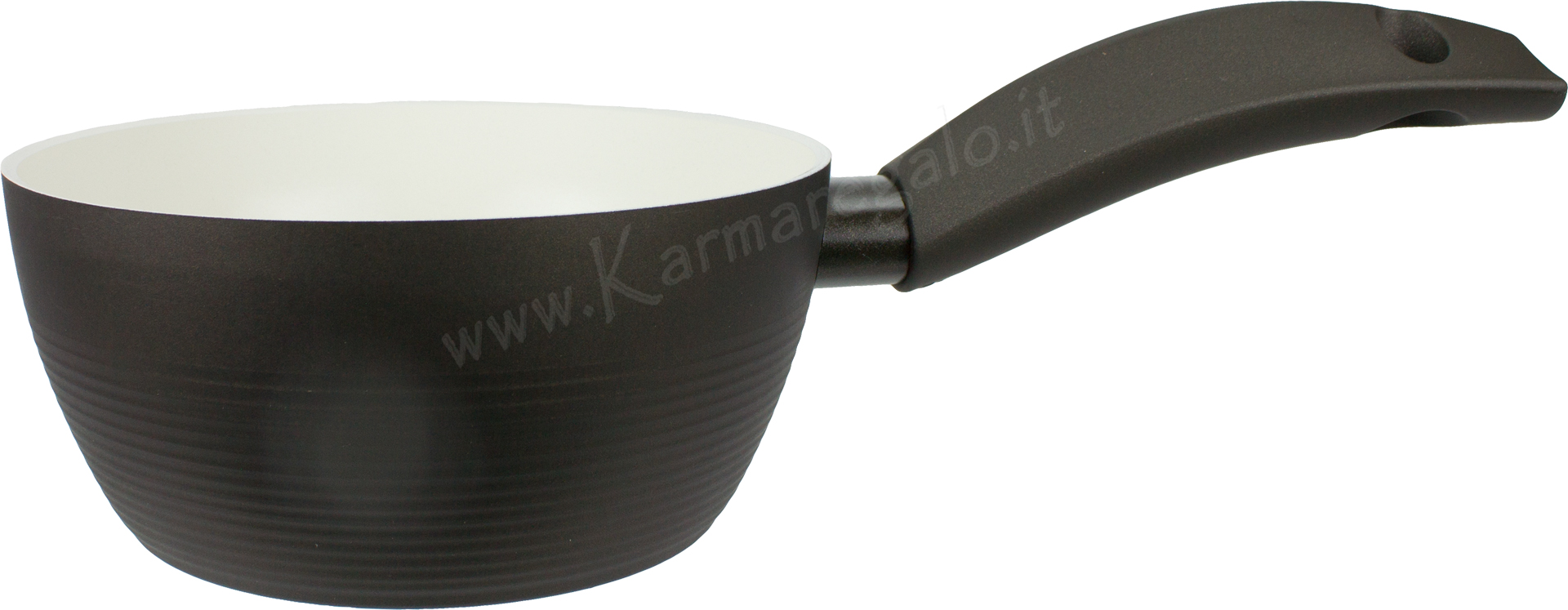 Casserole Barazzoni Tummy 14 Cm – Acier Inox 18/10, Manche Long, Fabrication Italienne