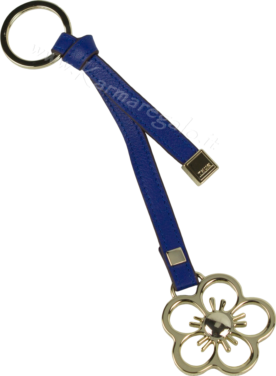 Portachiavi fiore con apetta modellato a mano - Donna - Accessori