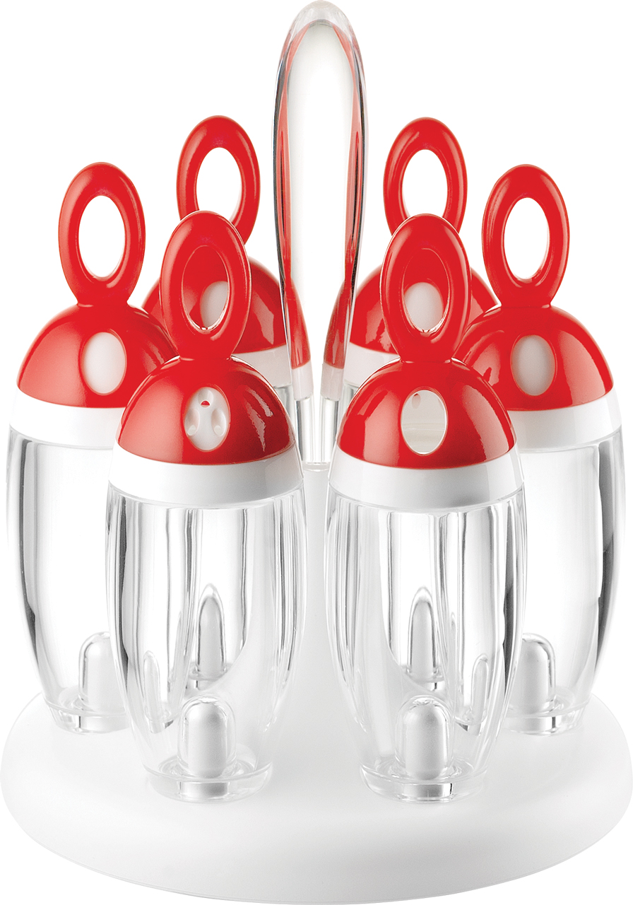 Portaspezie Guzzini - guzzini portaspezie girevole rosso my kitchen accessori Portaspezie Guzzini - guzzini portaspezie girevole rosso my kitchen accessori