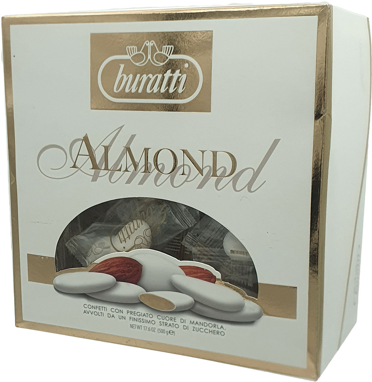 Buratti Confetti Mandorla Almond Bianchi