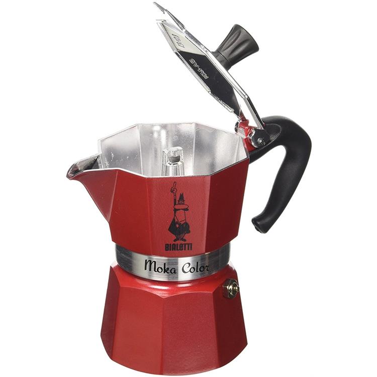 Moka Color Rosso Bordeaux 6 tazze