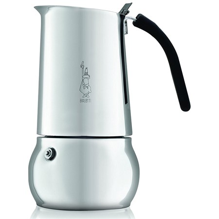 caffettiera tazze 4 new kitty acciaio inox per induzione