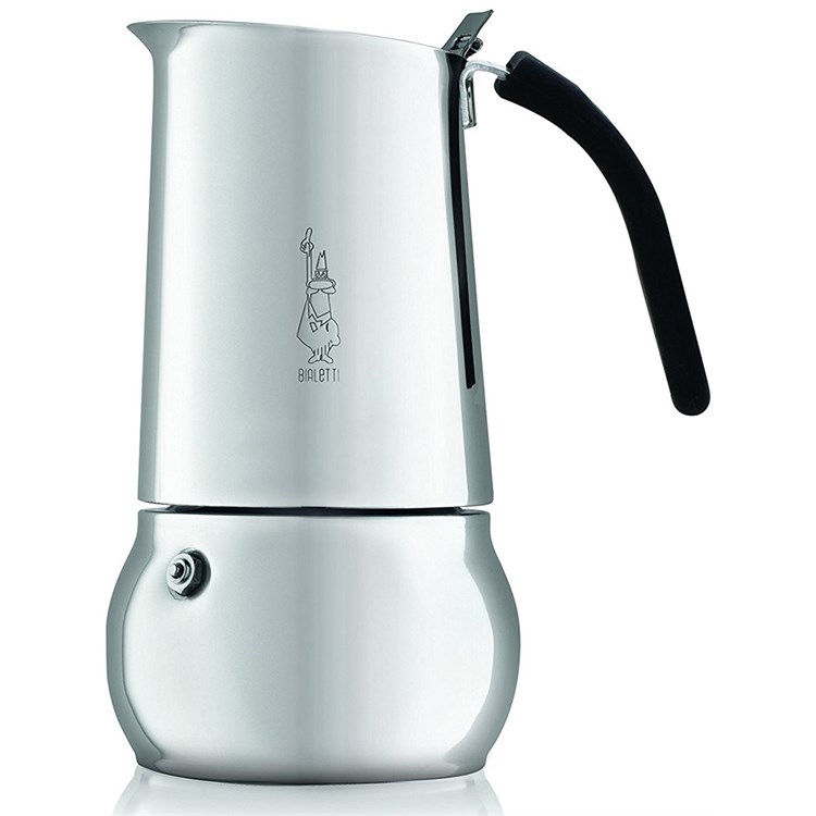 Caffettiera Tazze 4 New Kitty Acciaio Inox Per Induzione