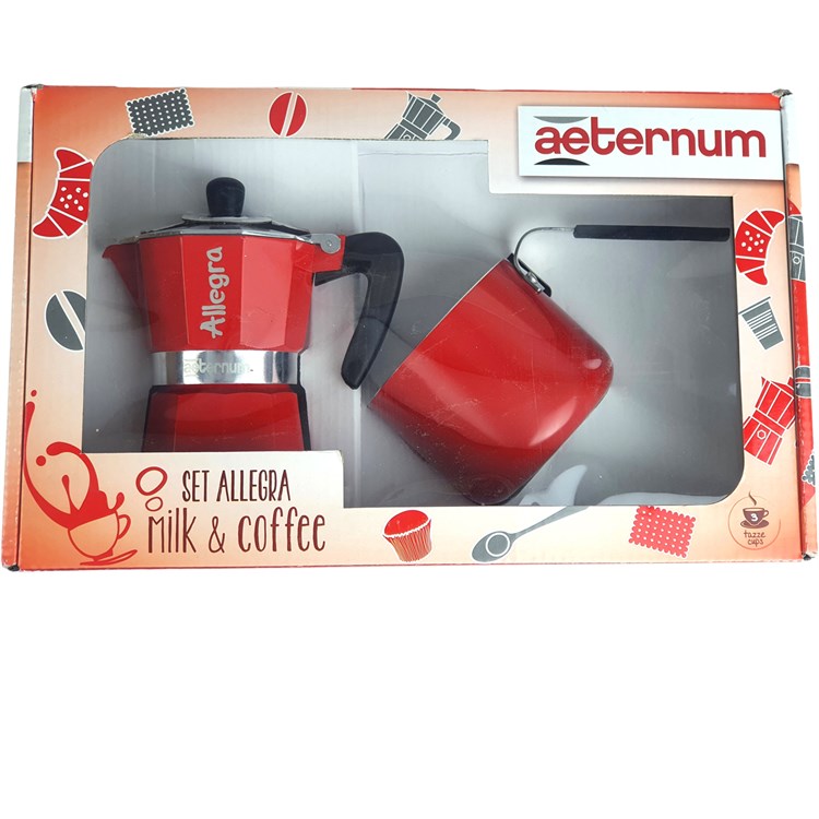 Set Allegra Milk e Coffee Rosso