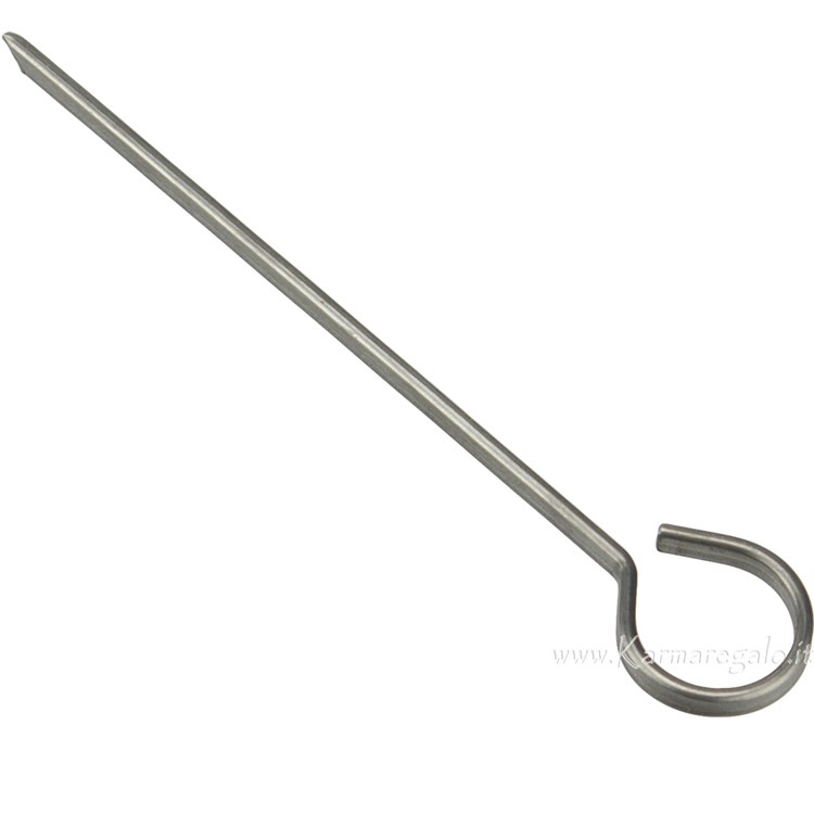 Spiedino in acciaio cm 15