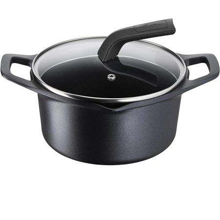 casseruola fonda con coperchio aroma cm 24