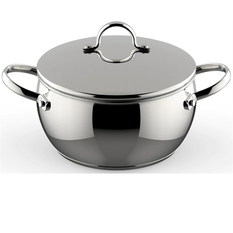 Casseruola Fonda Con Coperchio Generosa cm 20