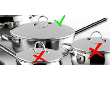 casseruola bassa con coperchio generosa cm 28