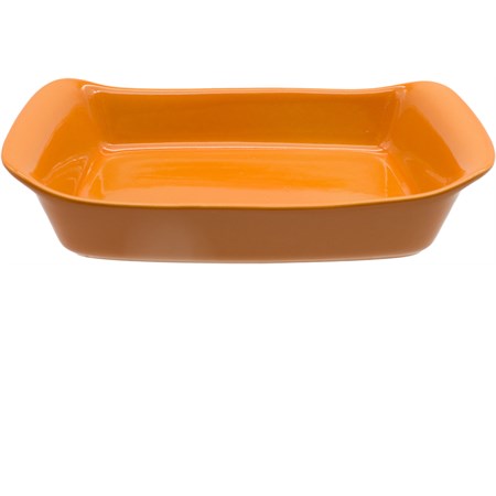 pirofila rettangolare monodose arancione