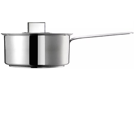 casseruola manico lungo con coperchio cm 16 per induzione