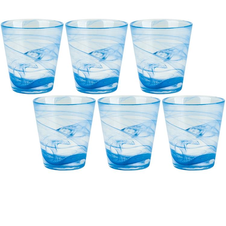 Set 6 Bicchieri Capri Acqua Marina