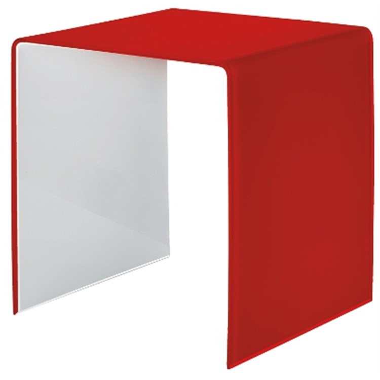 Tavolino Medio Bicolore Rosso
