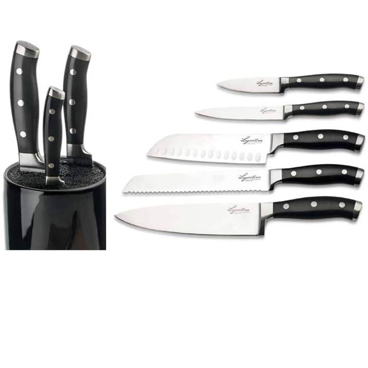 Set 5 Coltelli Bullonati Professionali Lagostina
