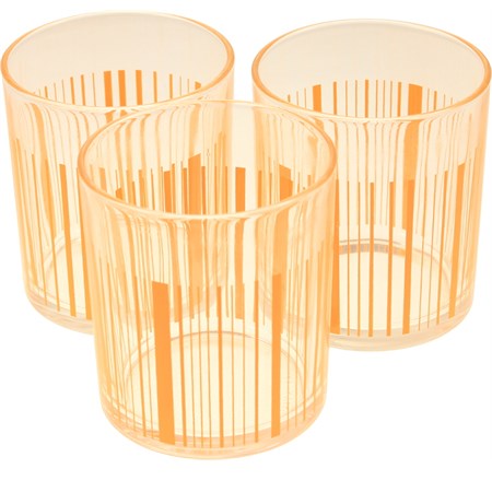 set 3 bicchieri acqua in vetro borgonovo