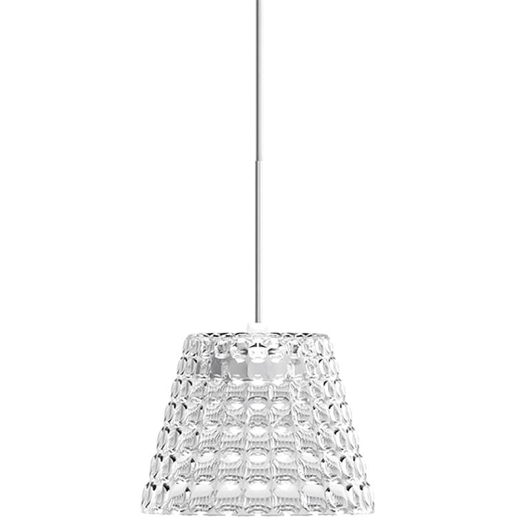 Lampada Sospensione Piccola Tiffany Trasparente