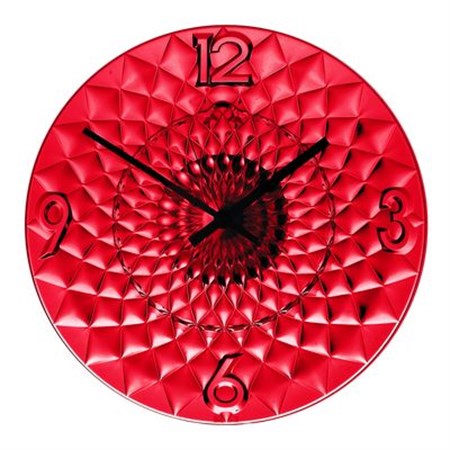 orologio da parete toujours rosso guzzini
