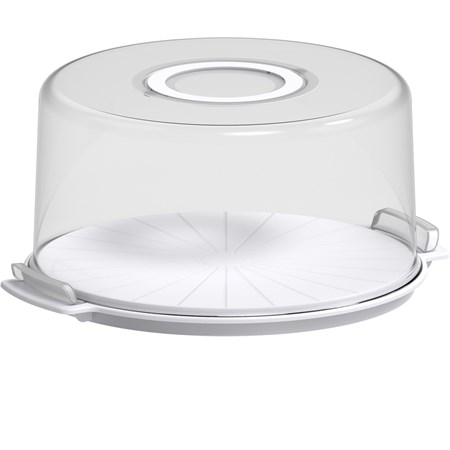 tortiera da trasporto alta bianca