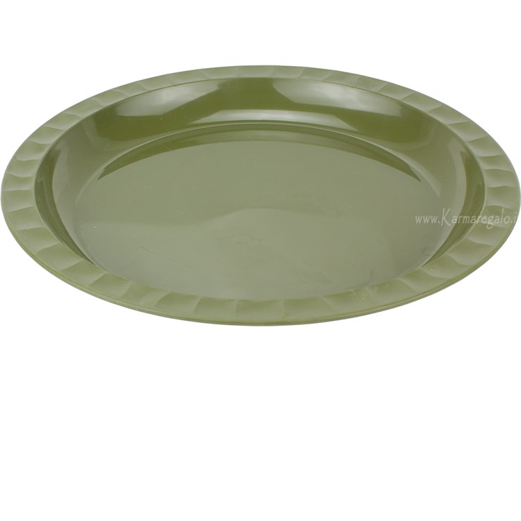 Piatto piano Trippy verde