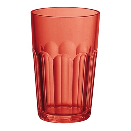 bicchiere molato alto rosso guzzini