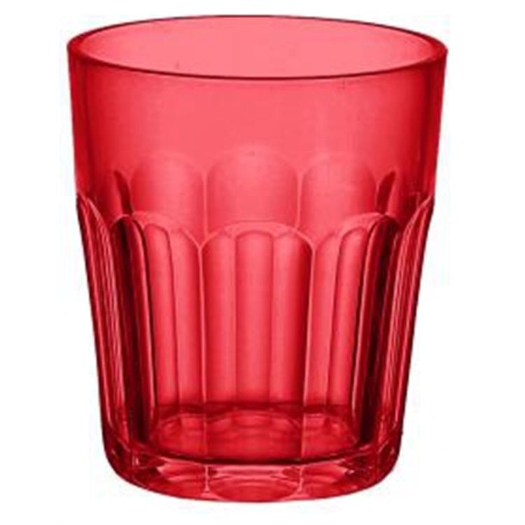 Bicchiere Molato Basso Rosso