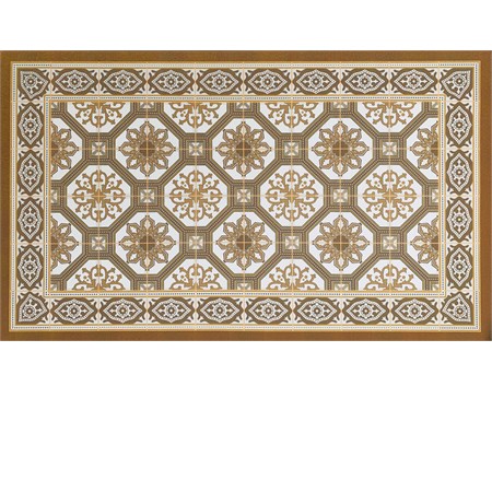 tappeto in vinile 54 x 150 cm bronzo