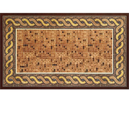 tappeto in vinile 54 x 110 mosaico