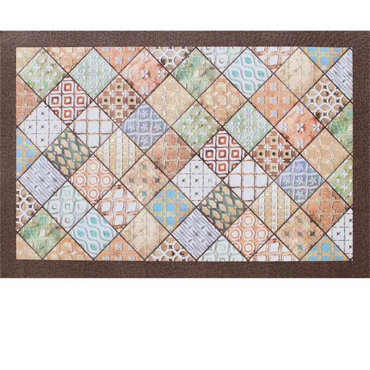 Tappeto in Vinile 54 x 140 cm Scacchiera Multicolore