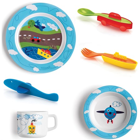 set posto tavola traffic bimbi