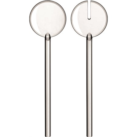 coppia posate da insalata tiffany trasparenti