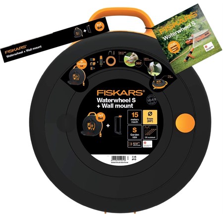 kit avvolgitubo con 15 mt s di tubo e supporto parete