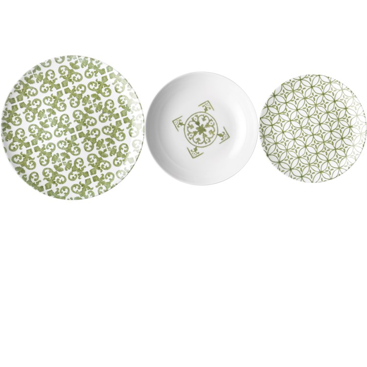Posto tavola Le maioliche Verde Menta