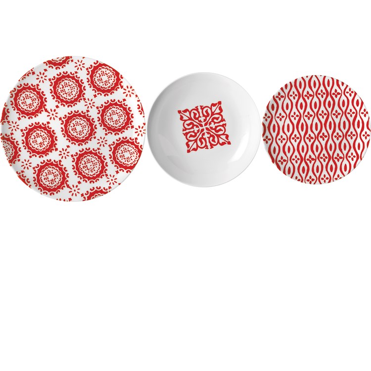 Posto Tavola Le maioliche Rosso