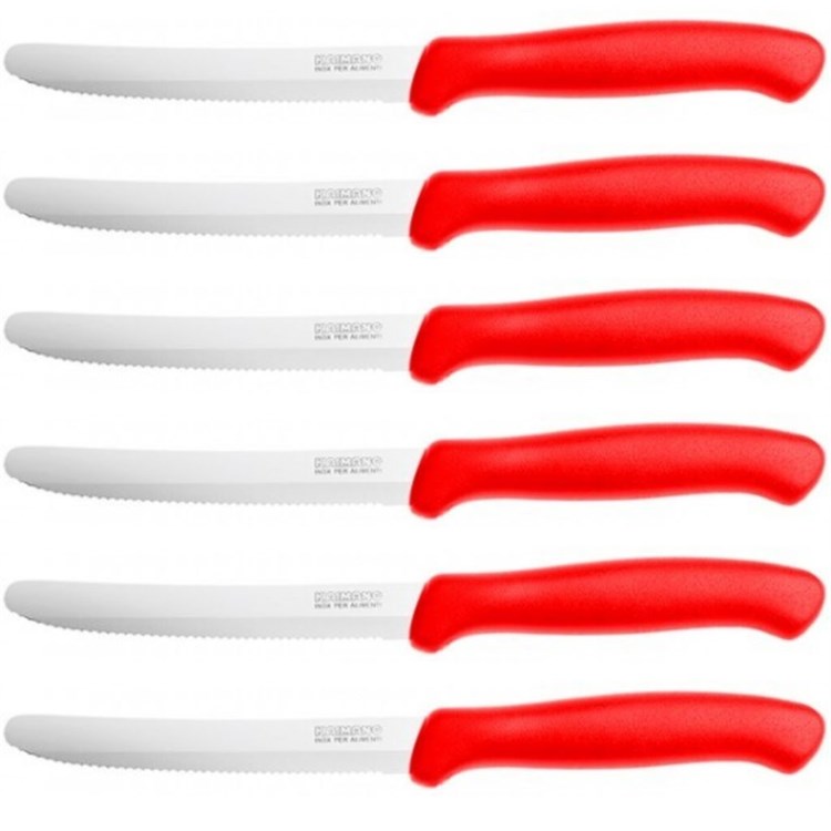 Set 6 coltelli Tavola Italicus Rosso