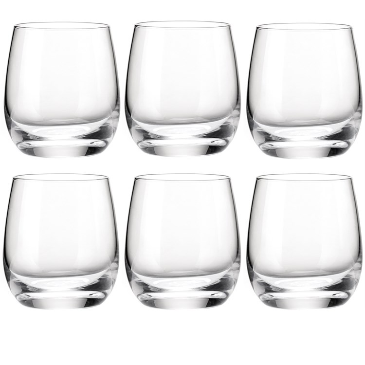 Set 6 bicchieri in vetro