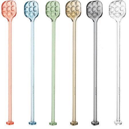 set 6 cucchiaini cocktail multicolor tiffany