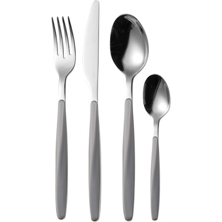 set 24 posate grigio my fusion