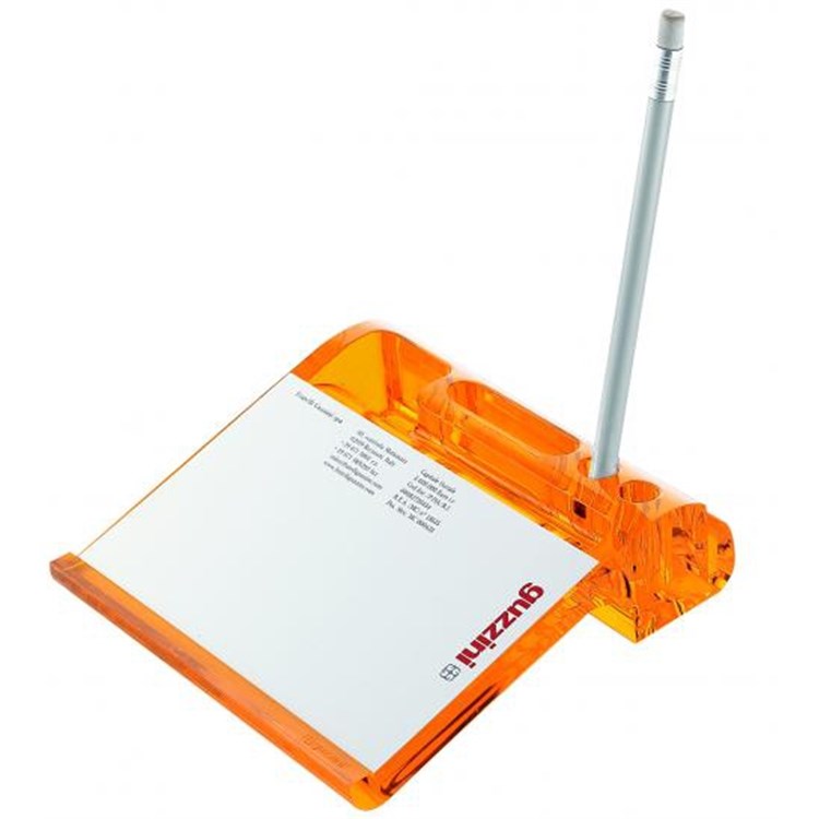 Porta Foglietti Adesivi Arancio