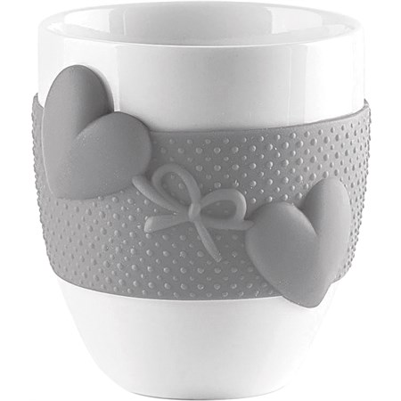 mug love grigio opaco