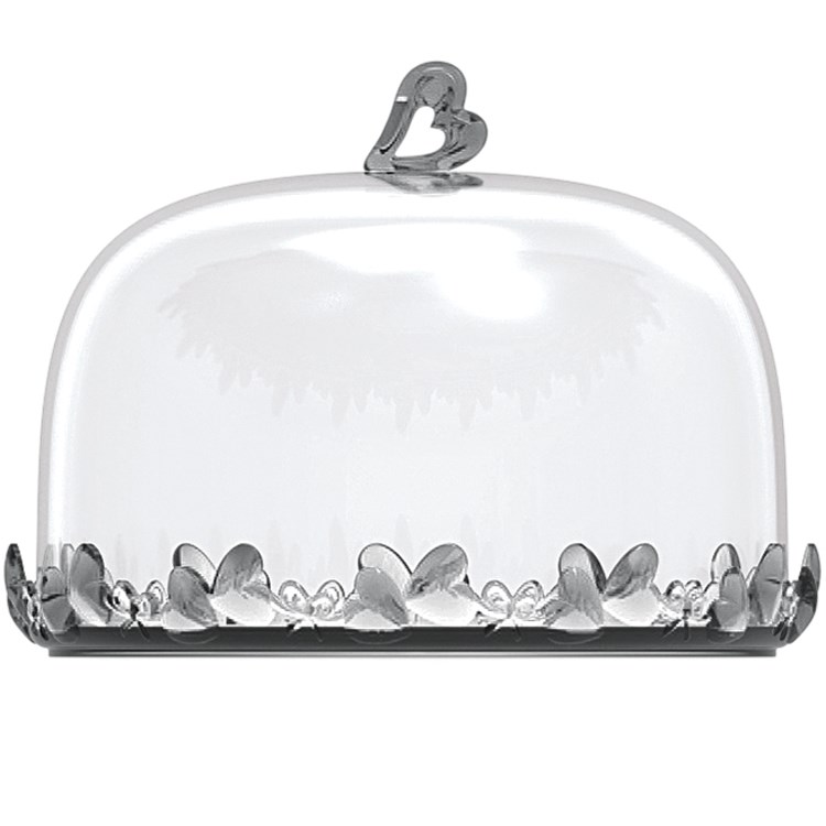 Tortiera Love Con Campana Grigio