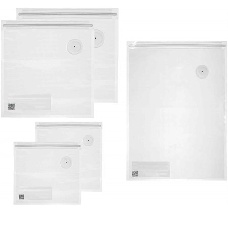 set 5 sacchetti per sottovuoto