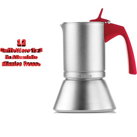 set 12 caffettiere aroma tazze 3 con 2 espositori da banco compresi