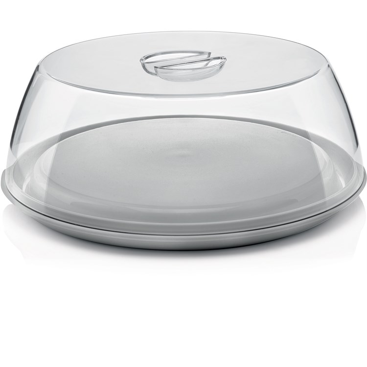 Set Tortiera Campana E Vassoio Grigio