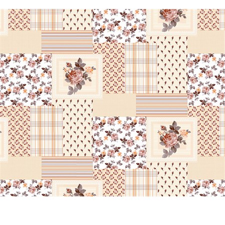 tovaglia plastificata telata patchwork roselline