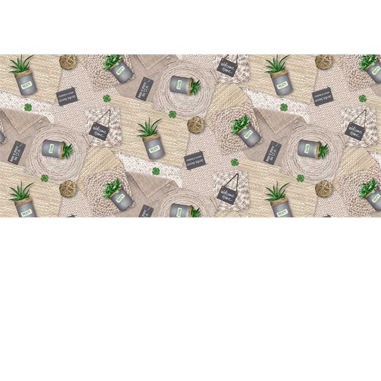 Tovaglia Plastificata Telata Jardin Secret