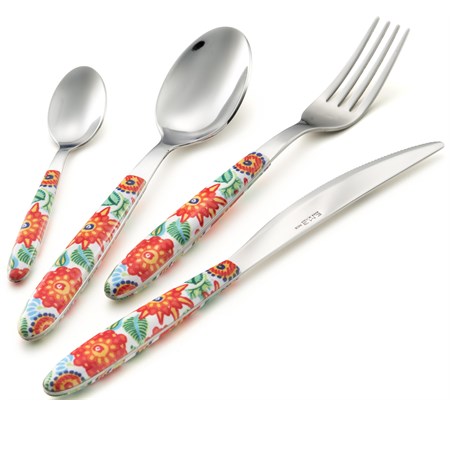 posto tavola vero tropical rosso