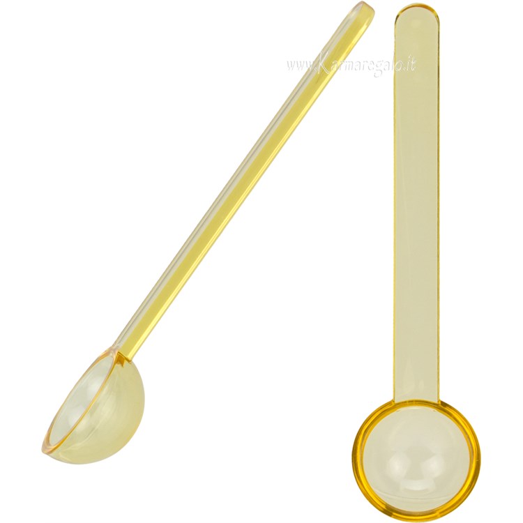 Cucchiaino in plastica giallo Guzzini