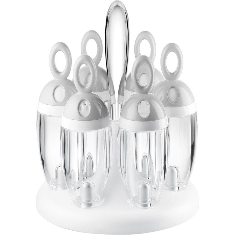 Portaspezie girevole grigio My Kitchen