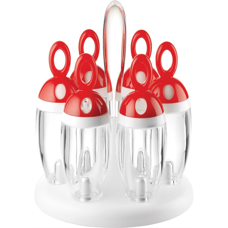 Portaspezie girevole rosso My Kitchen